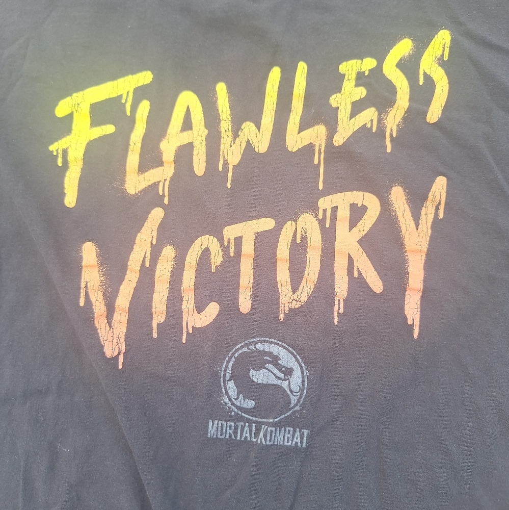 Flawless Victory Shirt - Black and Orange
